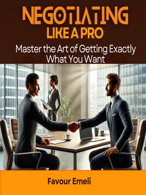 cover image of Negotiating Like a Pro